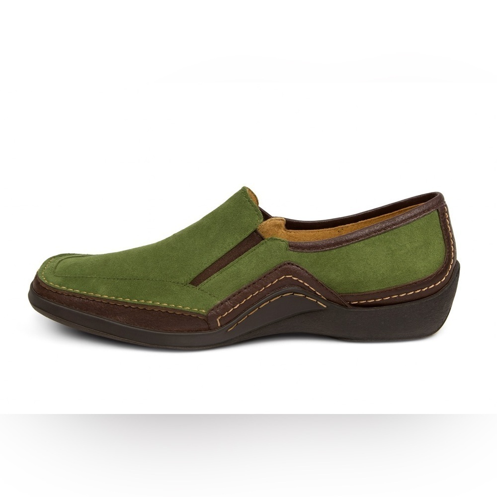 Naturalizer Franca Women’s Size 8.5N Green Suede Leather Slip-On Loafers. - Picture 7 of 7